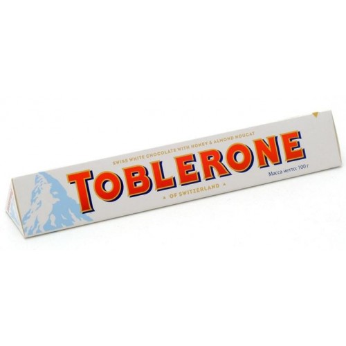 Шоколад Toblerone Молочный White    100гр