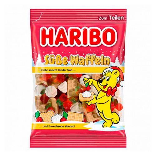 Жев.мармелад Haribo Süße Waffeln   175гр