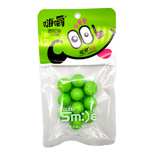 Жевательная резинка Smile зелёная упаковка 30гр