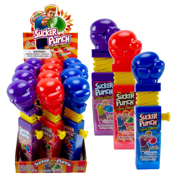 Леденец Kidsmania Sucker punch Lollipop   17гр
