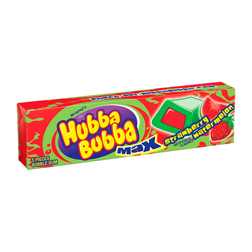 Жев.резинка Hubba Bubba Strawberry&Watermelon   40гр