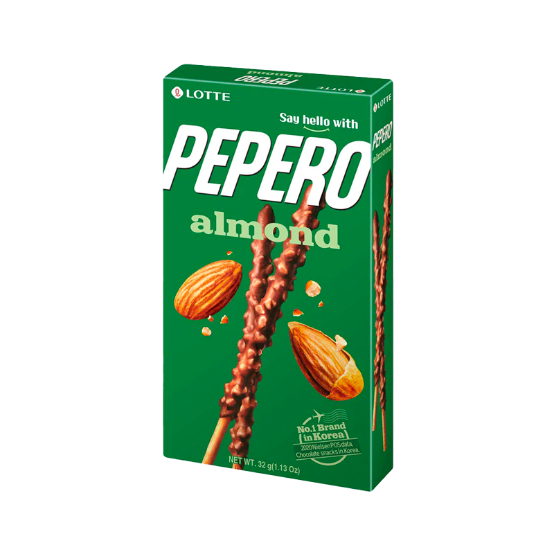 Бисквитные палочки Lotte Almond Реpего   36гр