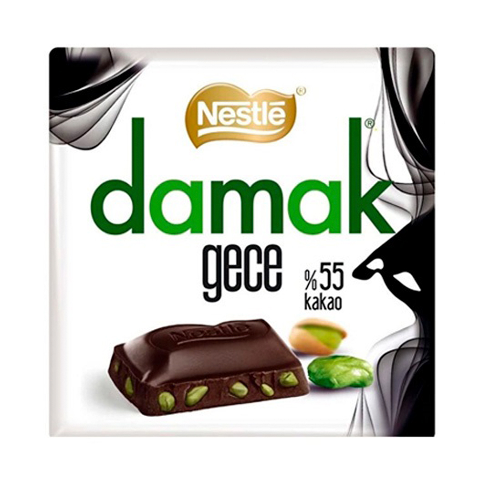 Шоколад Nestle Damak Gece 55%  60гр