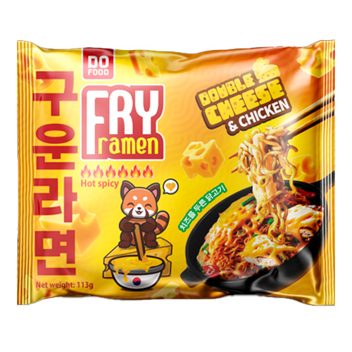 Лапша FRY Ramen Double Cheese with Chicken   113гр