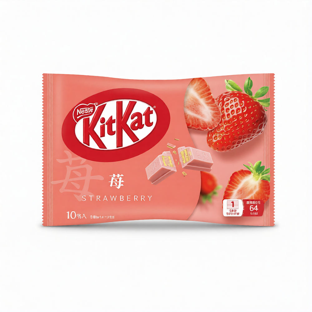 Шоколадный батончик KitKat mini strawberry   113гр