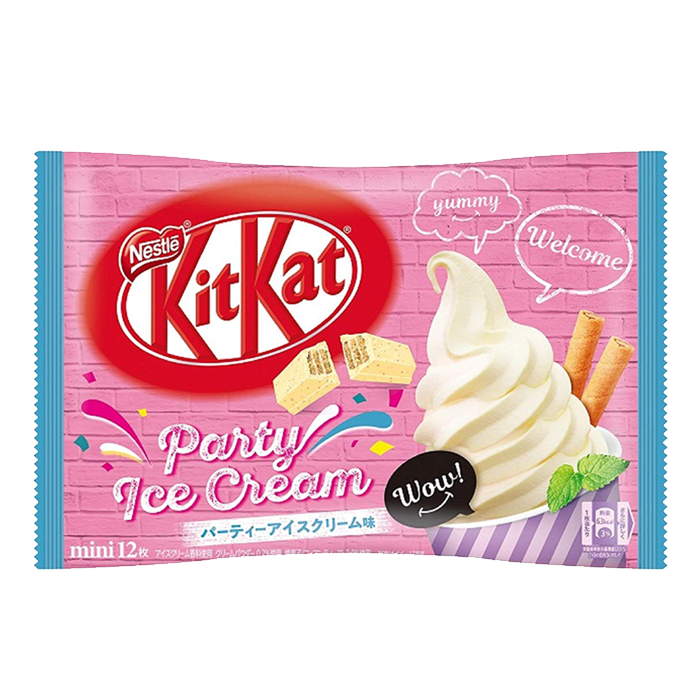 Шоколадный батончик KitKat со вкусом ванильного мороженого   10гр