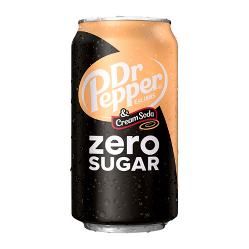 Газ.напиток Dr.Pepper Cream Soda Zero   355мл