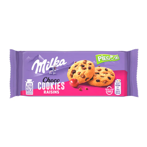 Печенье Milka Choco Cookies Raisins   135гр