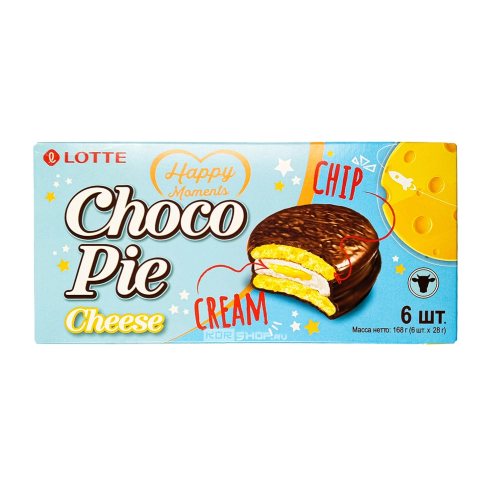 Печенье Lotte CHEESE   168гр