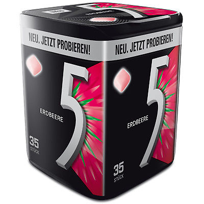 Wrigley's 5 жев.резинка со вкусом клубники (35 кубиков) Германия