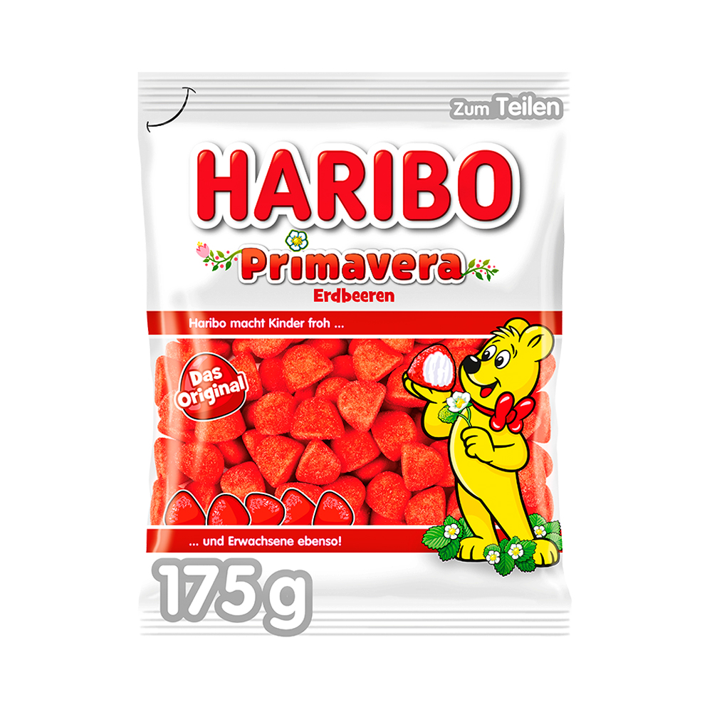 Жев.мармелад Haribo Primavera Erdbeeren   175гр