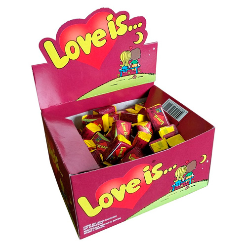 Жев.резинка LOVE IS Вишня и лимон   4,5гр