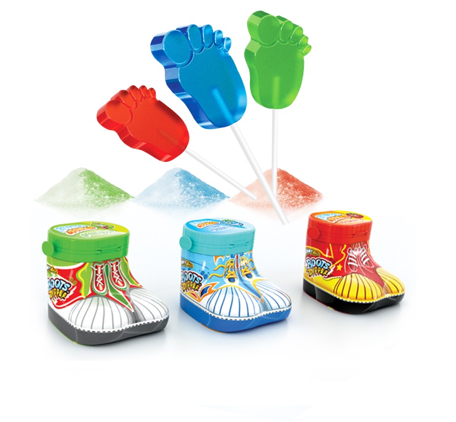 Леденцы Johny Bee Dip & Lick Boots Dipper   30гр