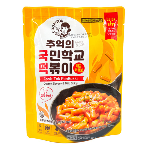 Рисовые палочки COOK-TOK  Spicy Carbonara  пакет 140гр