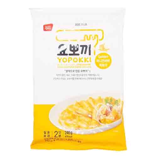 Рисовые клецки Yopokki Golden Onion Butter  пакет 240гр