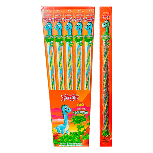 Жев.мармелад DOCILE Strawberry Colored Pencil Big Dino   26гр