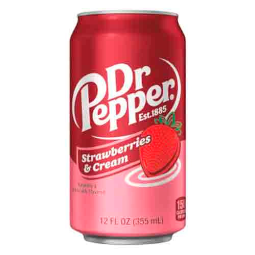 Газ.напиток Dr.Pepper Strawberry Cream   355мл