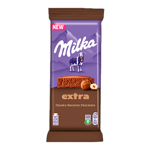 Шоколад Milka Extra Chunky Noisette   190гр
