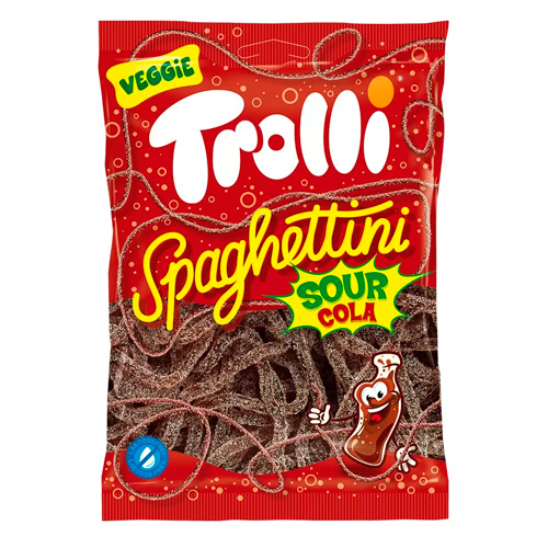 Жев.мармелад Trolli Spaghetti Sour Cola Vegan  100гр