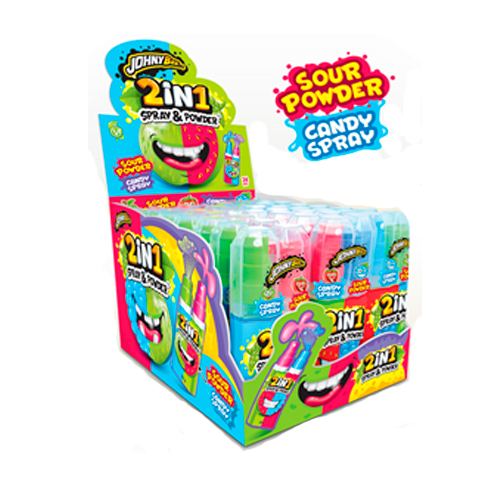 Жидкая конфета Johny Bee 2 in 1 Spray & Powder   20гр