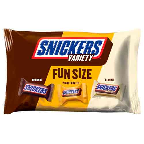 Шоколадный батончик Snickers Fun Size Mix    293,7гр