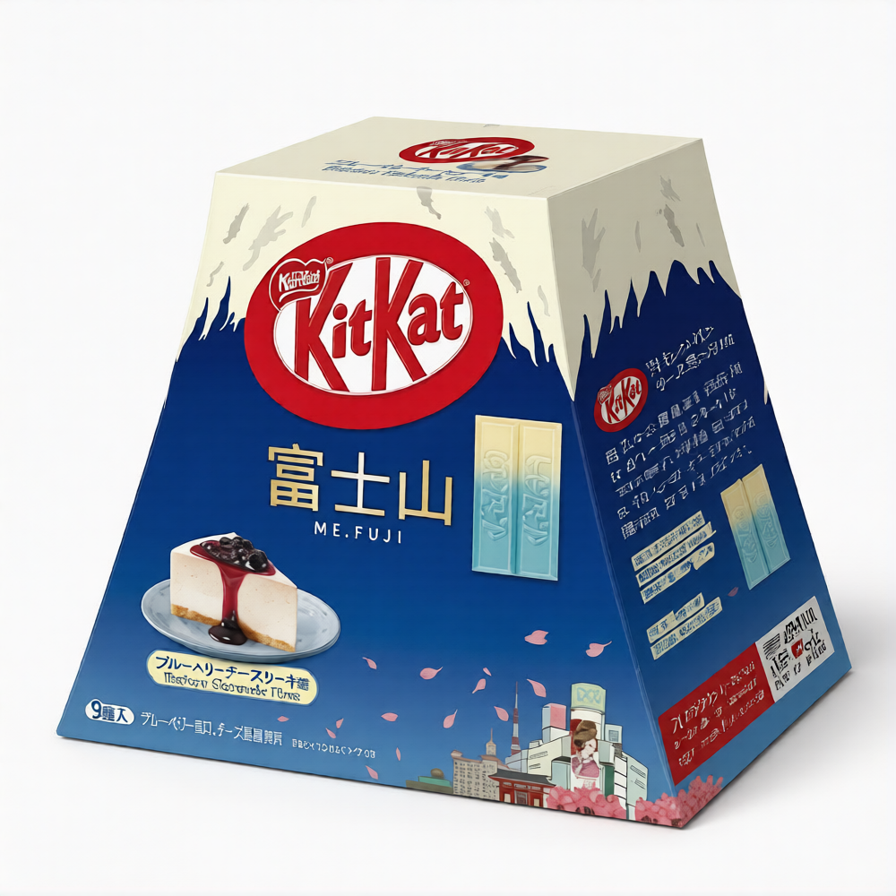 Шоколадный батончик KitKat Mt.FUJI Blueberry Cheesecake   116гр
