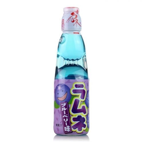 Газированный напиток Ramune со вкусом голубики   200мл