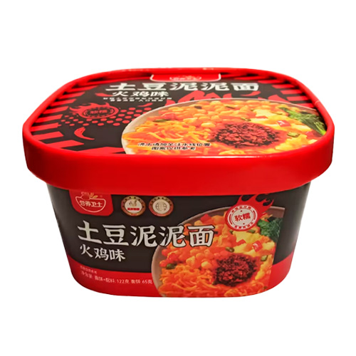 Лапша Yingyangweishi с картофельным пюре со вкусом индейки   175гр
