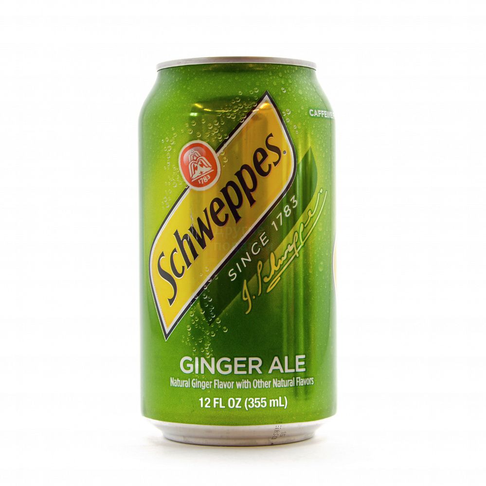 Газированный напиток Schweppes Имбирный Эль   355мл