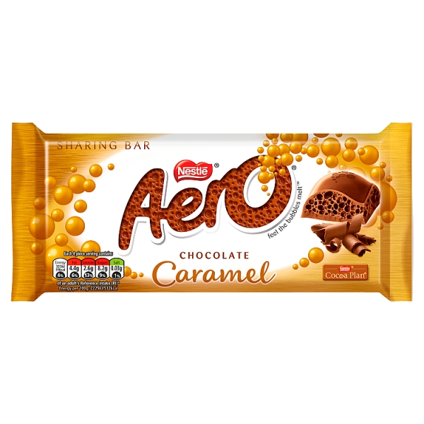 Шоколад Aero Giant Block Caramel   90гр