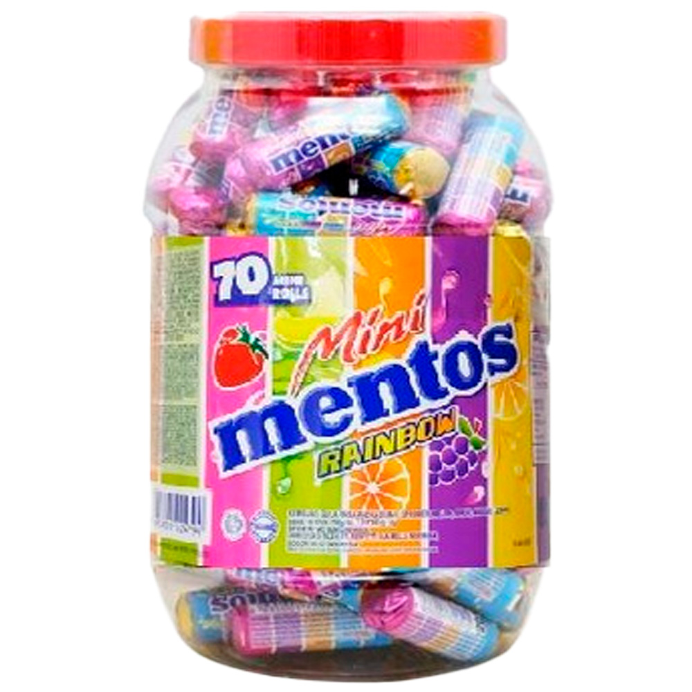 Жев.конфеты Mentos Roll Mini Rainbow 10гр