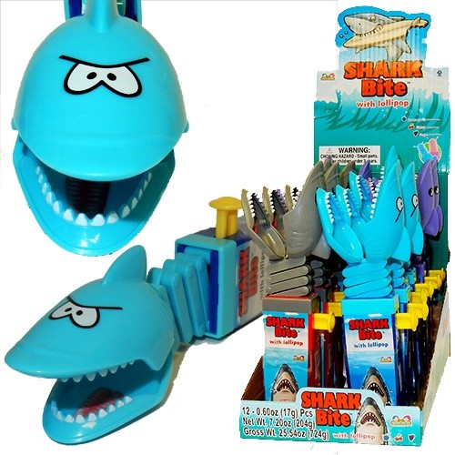 Леденец Kidsmania Shark bite Lollipop   17гр