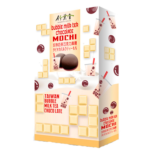 Рисовое пирожное Bamboo House Bubble Milk Tea & Chocolate   120гр