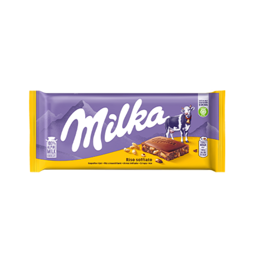 Шоколад Milka Riso Soffiato   100гр