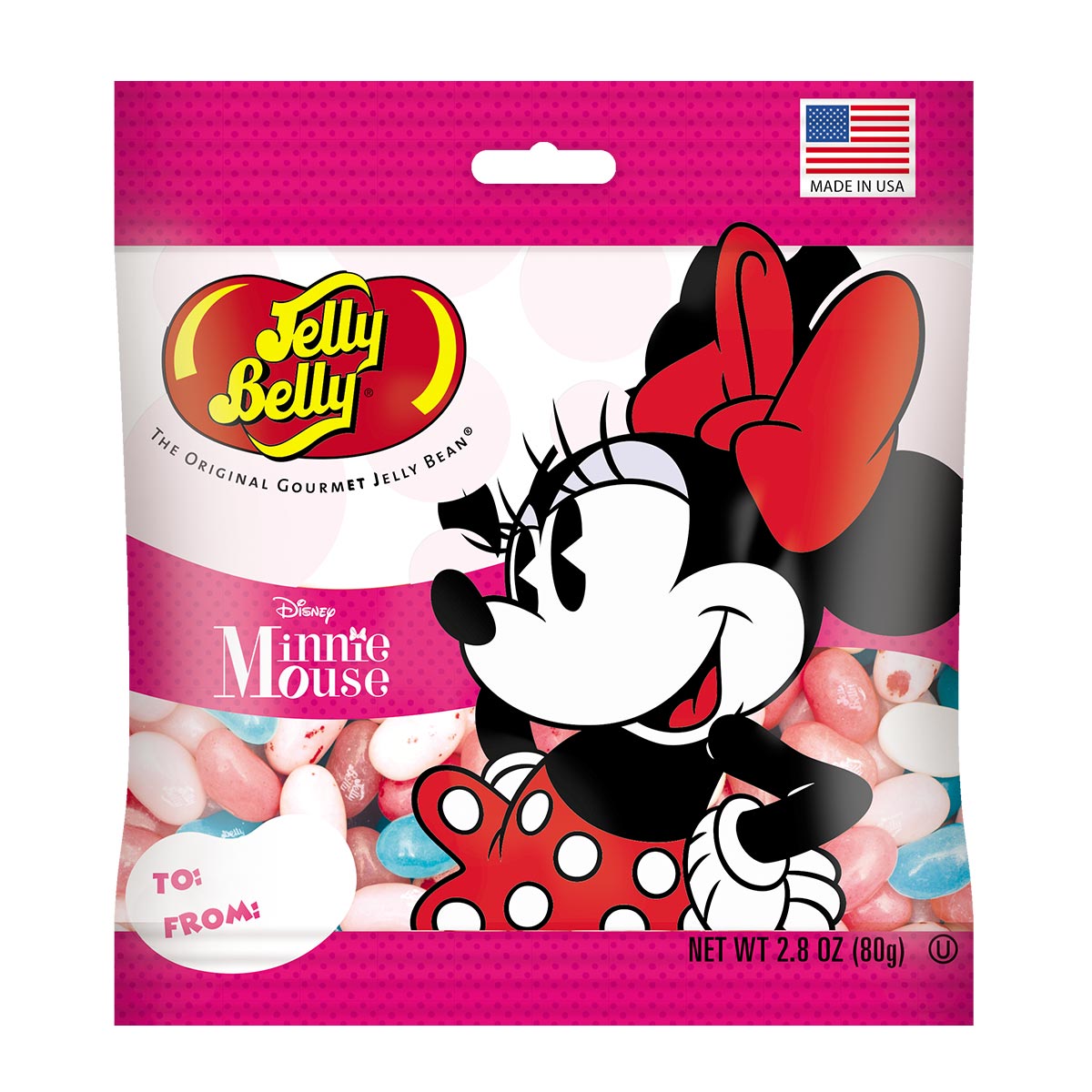 Драже Jelly Belly Minnie Mouse Bag   80гр