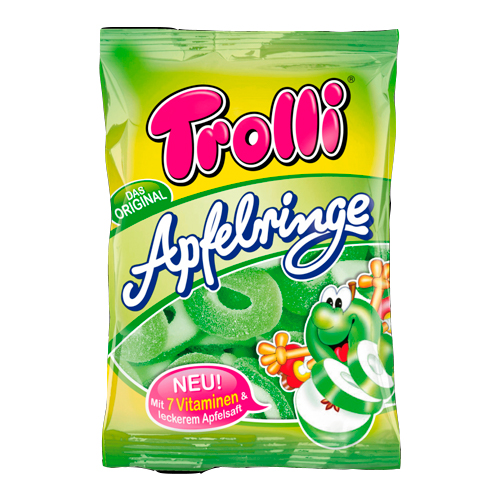 Жев.мармелад Trolli Apple Rings   100гр