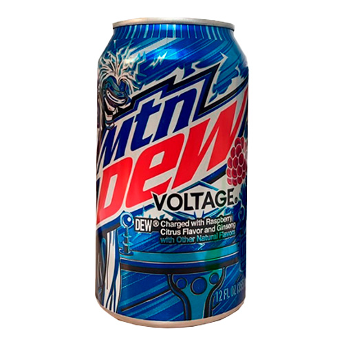 Газ.напиток Mountain Dew  Voltage Raspberry м  355мл