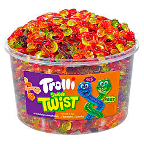 Жев.мармелад Trolli Squiggle Twist   1 200гр