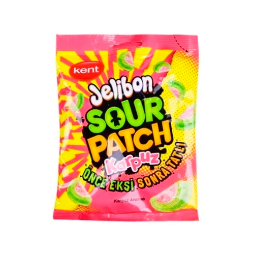 Жев. мармелад со вкусом Арбуза Jelibon Sour Patch Karpuz 80гр.