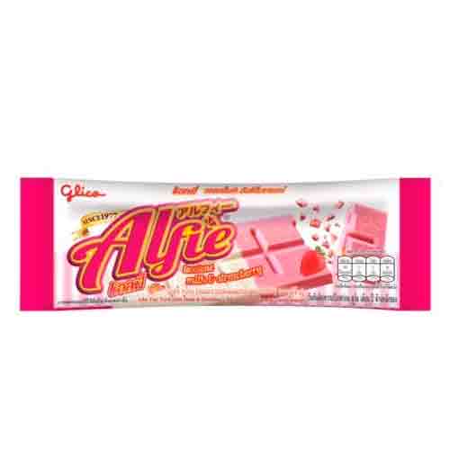 Шоколад Alfie Milk & Strawberry   31гр