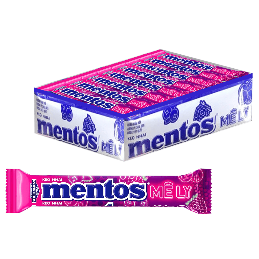 Жев.конфеты Mentos Blackcurrant Blueberry Raspberry   29,7гр
