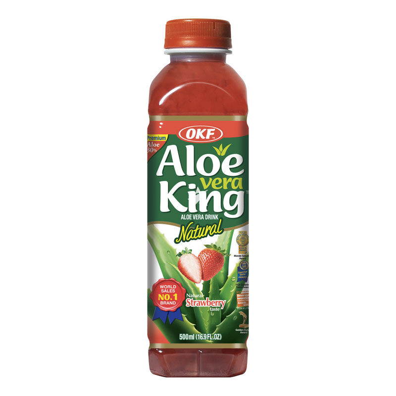 Напиток OKF Aloe Vera King клубника   500мл