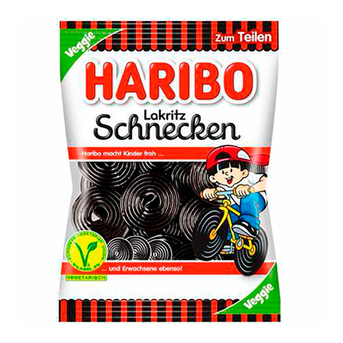 Жев.мармелад Haribo Lakriz Schnecken    175гр