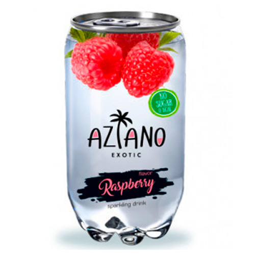 Газ.напиток Aziano Raspberry   350мл