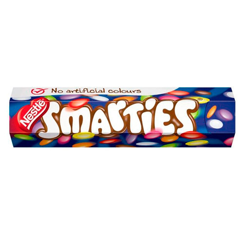 Драже Nestle Smarties в тубе 130гр