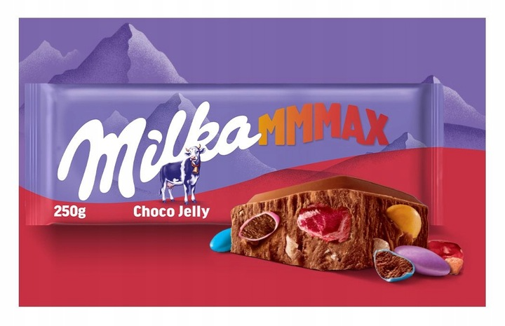Шоколад Milka Choco Jelly   250гр