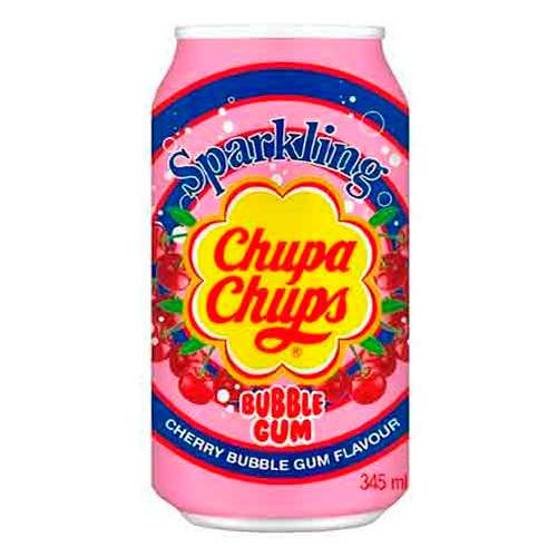 Газ.напиток Chupa Chups Bubble Gum Cherry   345мл