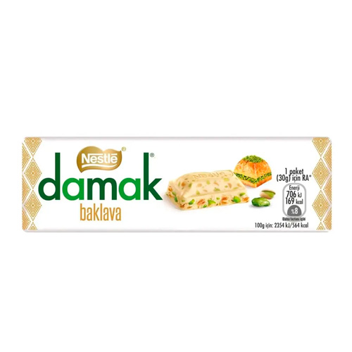 Шоколад Nestle Damak Baklava белый шоколад   30гр