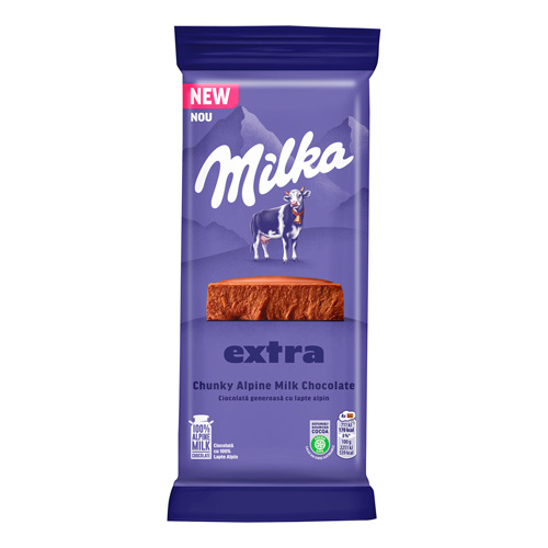 Шоколад Milka Extra Chunky Alpine Milk   190гр