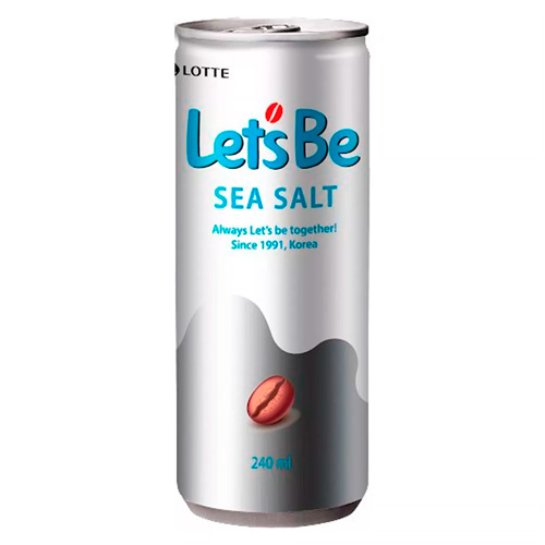 Напиток кофейный Lotte let's be Sea Salt   240мл